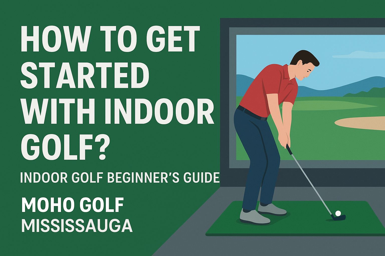 how to get started with indoor golf